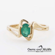 emerald engagement ring, green emerald ring, emerald gold ring, cut emerald, may birthstone, gems and jewels, jewels for me 