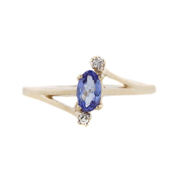 quinceanera, tanzanite ring, sweet 16 ring, 14k gold ring, white sapphires, sapphire ring, monthers day, gems and jewels for less, jewelsforless, classic jewelry, fine jewelry, best price