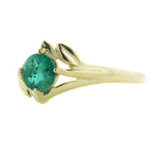 emerald, emerald ring, precious emerald, yellow gold, women's ring, earth ring, best price, fine jewelry, may birthstone, green ring, green stone, mothers day