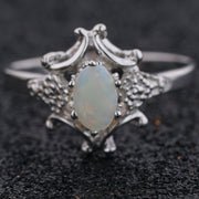 sterling silver opal ring, jewels for me, jewels jewels, opal stone ring, opal rings, opal and silver ring, gems and jewels, etsy opal ring