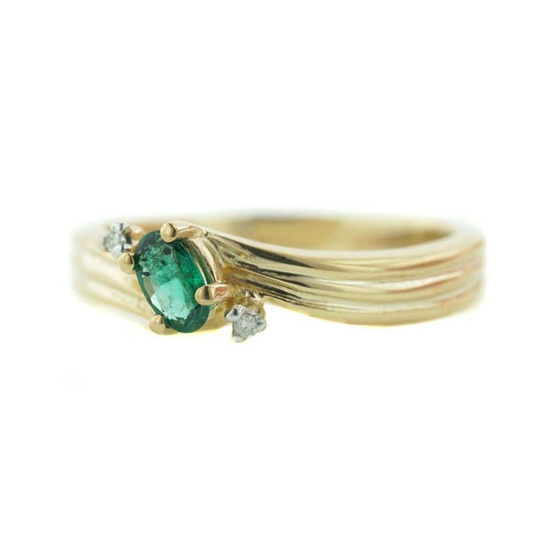 gems and jewels for less - emerald, emerald ring, women's emerald ring, fine jewelry, gold, band, emerald band, natural emerald, zales, kay, precious stone, heavy stone jewelry, designer jewelry, ring, rings women's ring, may birthstone, emerald wedding band