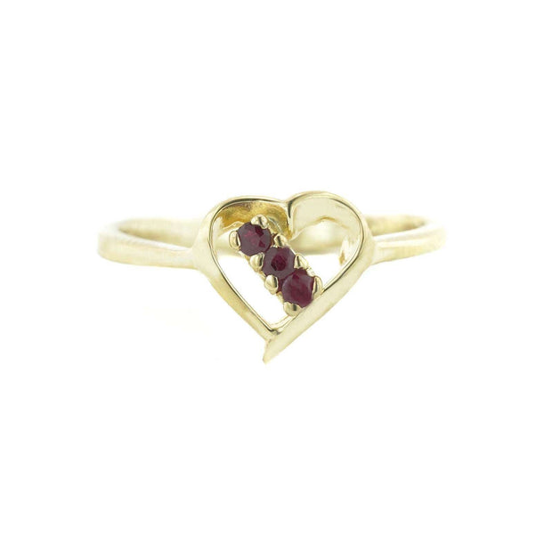 gems and jewels for less, women's ring, heart ring, ruby ring, real gold ring, 14k gold ring, kay, zales, woman ring, jewel, precious ruby, gift for mom, valentines gift, love ring, promise ring, mothers day