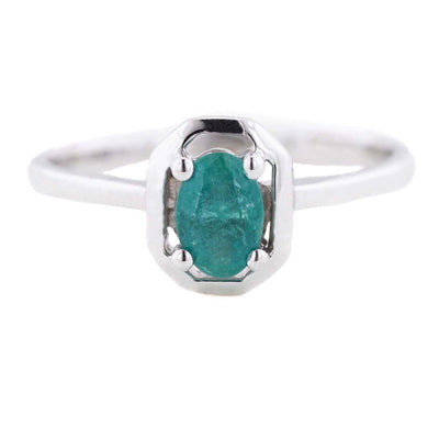 emerald ring, white gold ring, women's ring, woman ring, jewel, emerald, fine jewelry, zales, kay, gift for mom, may birthstone, emerald may birthstone, minimal style ring, real gold, solid gold