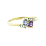gems and jewels for less, mothers day, tanzanite, amethyst, amethyst women's ring, woman ring, february birthstone, tanzanite ring, fine jewelry, art, sapphire, gift for mom, best price, wholesale jewelry, unique ring, natural gemstones