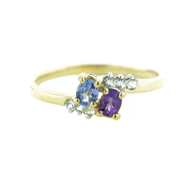 gems and jewels for less, mothers day, tanzanite, amethyst, amethyst women's ring, woman ring, february birthstone, tanzanite ring, fine jewelry, art, sapphire, gift for mom, best price, wholesale jewelry, unique ring, natural gemstones