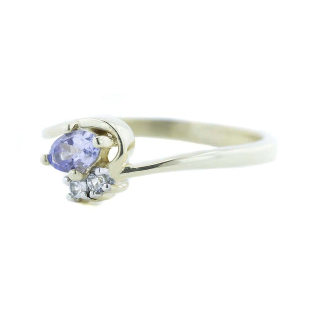 tanzanite ring, gemstone rings, tanzanite sapphire ring, white gold ring, gems ring, purple gemstones, purple gem, purple stone ring, 