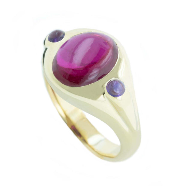 Ruby Ring 1.30 Ct. 14K Yellow Gold | The Natural Ruby Company
