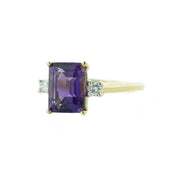 gjfl, us jewels and gems, gems and jewels for less, mothers day, february birthstone, amethyst, amethyst ring, emerald cut, alternative engagement ring, fine jewelry, gold, yellow gold, women's ring, gemstone ring, woman ring, woman jewelry, sapphire, fine jewelry, zales, kay, rings, etsy rings, amethyst engagement ring, purple gems, gemstone engagement rings, minimalist jewelry,wholesale jewelry