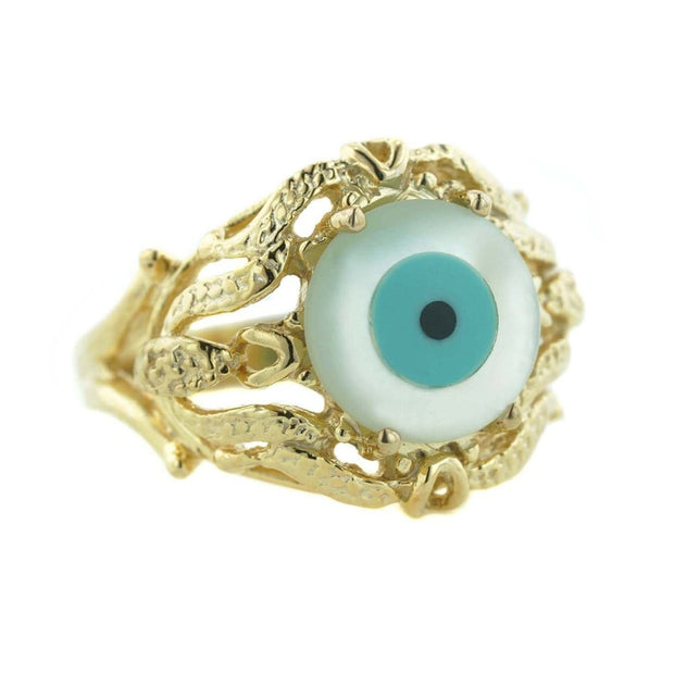 gems and jewels for less, Evil Eye, protection jewelry, talisman, superstition, symbolic curse, hamsa, tree of life, the evil eye, kabbal jeweish, evil eye ring, sybolism jewelry, karma, luck, gold ring, women's ring, woman ring, wholesale jewelry, best price evil eye