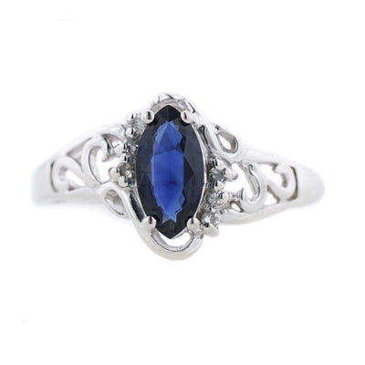 Romantic Blue Sapphire Ring