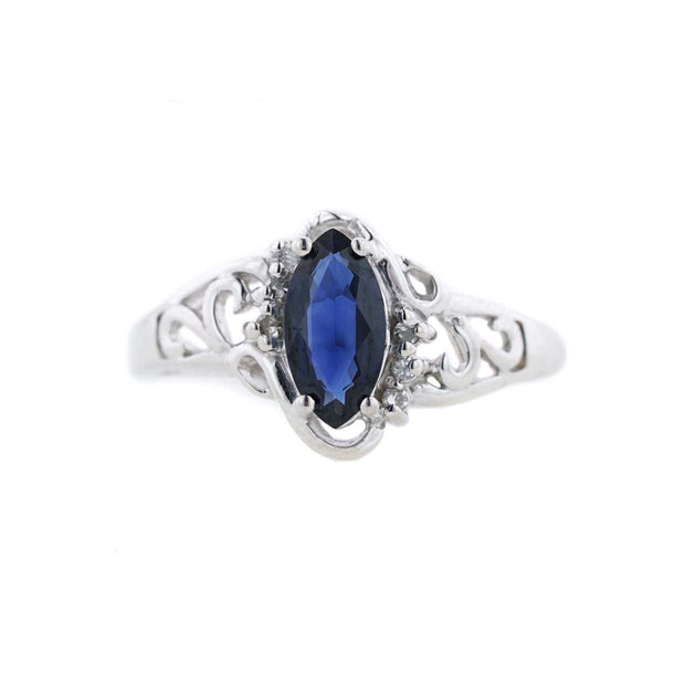 blue sapphire ring, sapphire ring, september birthstone ring, blue ring, blue jewels, jewels for me, gems and jewels, jewels and gems