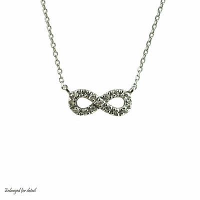infinity symbol, infinity, necklace, pendant, infinity necklace, diamond necklace, diamond infinity necklace, white gold necklace, diamond white gold necklace, mothers day, gjfl, gems and jewels for less, jewelsforless